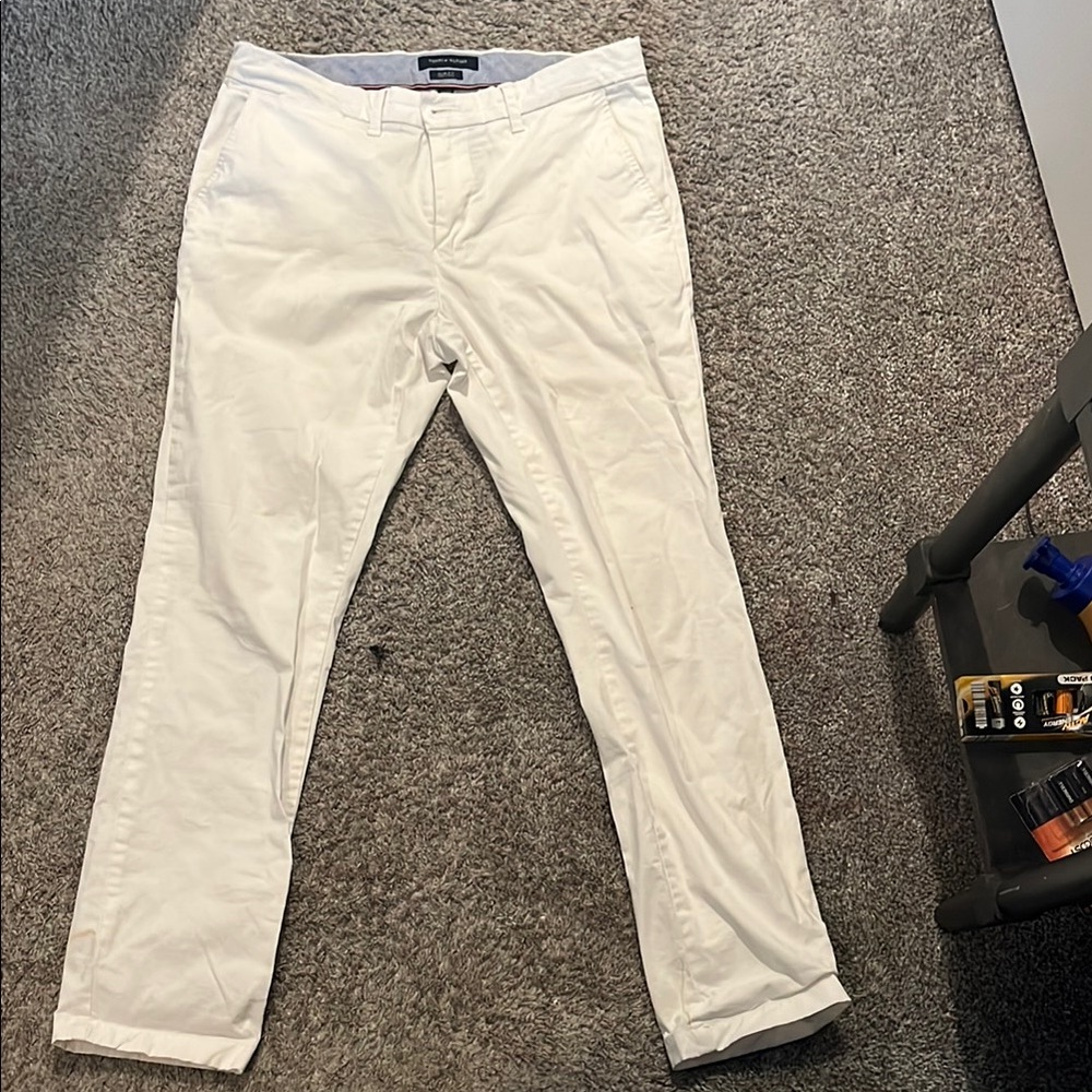 Tommy Hilfiger White Chinos Lightweight Cotton